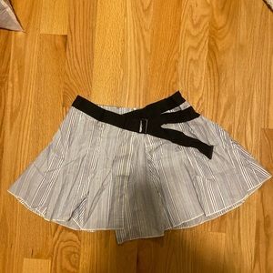 Stripped Mini Skirt